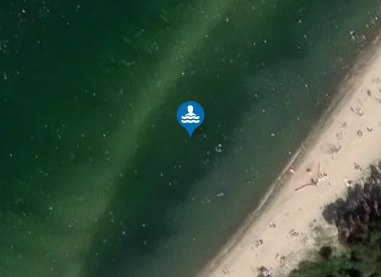 Satellite image of Jarosławiec Zachód Pas startowy