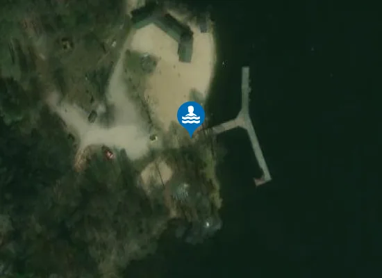 Satellite image of Kąpielsko nr 3 nad jeziorem Trzesiecko Mysia wyspa