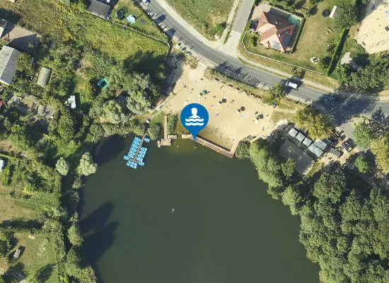 Satellite image of KĄPIELISKO NAD JEZIOREM KŁODAWSKIM