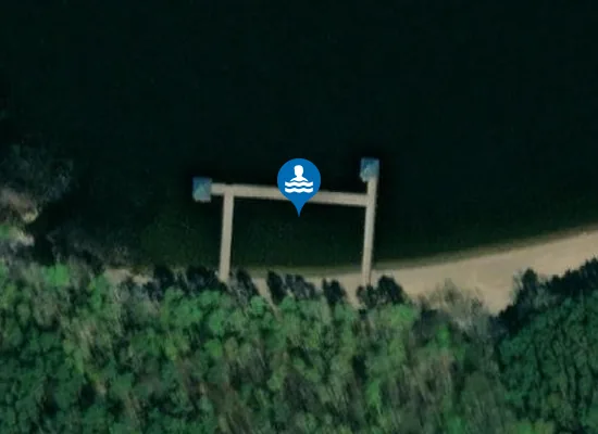 Satellite image of Kąpielisko na Jeziorze Marwicko