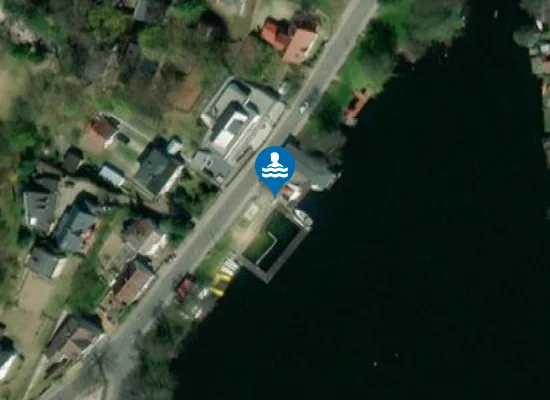 Satellite image of KĄPIELISKO PRZYSTAŃ WODNA ZSMP W ŁAGOWIE NA JEZIORZE ŁAGOWSKIM
