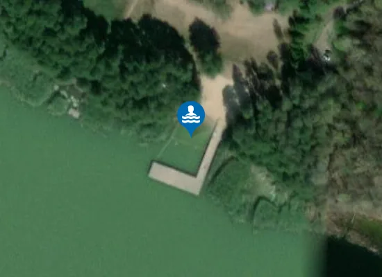 Satellite image of Plaża gminna w Nowym Dworku