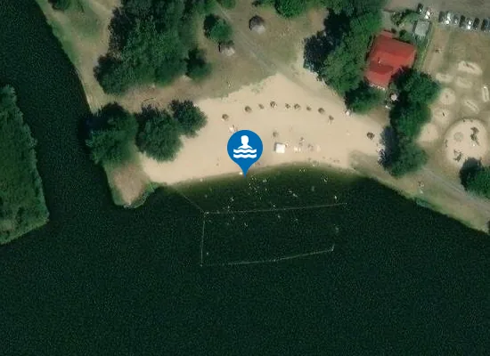 Satellite image of Zalew wodny w Małomicach