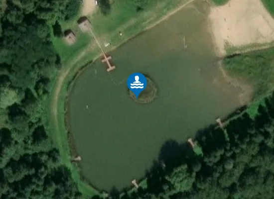 Satellite image of Zalew Słup - Jakubikowice