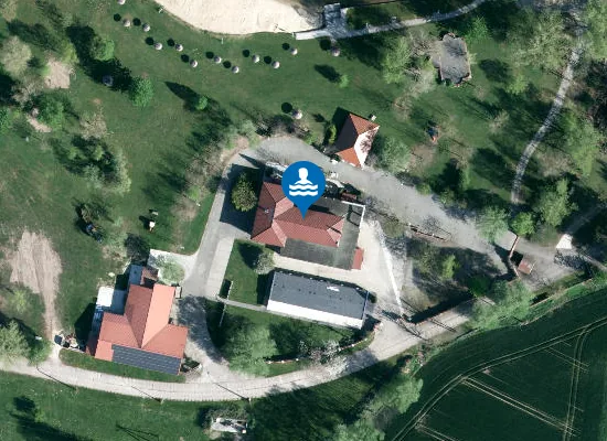 Satellite image of Jezioro Srebrne