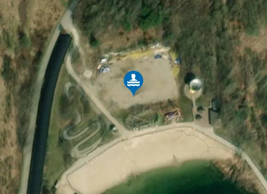 Satellite image of Plaża Jurajska