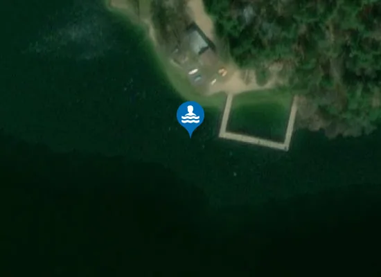 Satellite image of KĄPIELISKO STANICA WODNA BACHOTEK