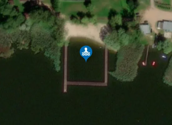 Satellite image of Kąpielisko nad Jeziorem Skępskim Wielkim