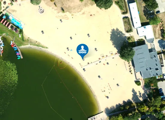 Satellite image of KĄPIELISKO PLAŻA MIEJSKA