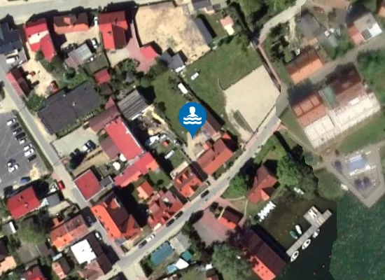 Satellite image of KĄPIELISKO NA JEZIORZE MIKOŁAJSKIM PRZY UL. OKRĘŻNEJ W MIKOŁAJKACH