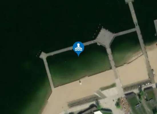 Satellite image of KĄPIELISKO NR 1 PLAŻA MIEJSKA