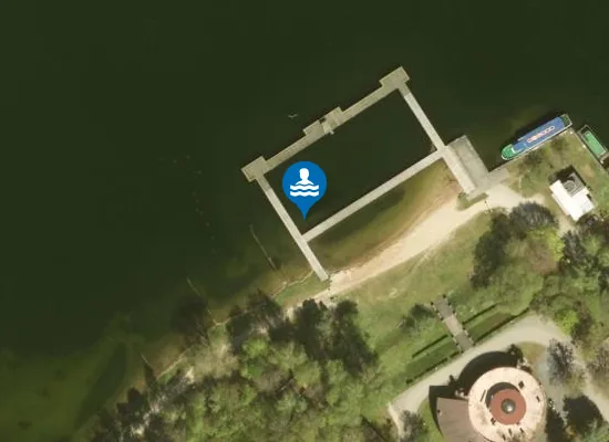 Satellite image of KĄPIELISKO CENTRALNEGO OŚRODKA SPORTU-OŚRODEK PRZYGOTOWAŃ OLIMPIJSKICH W GIŻYCKU (COS-OPO)