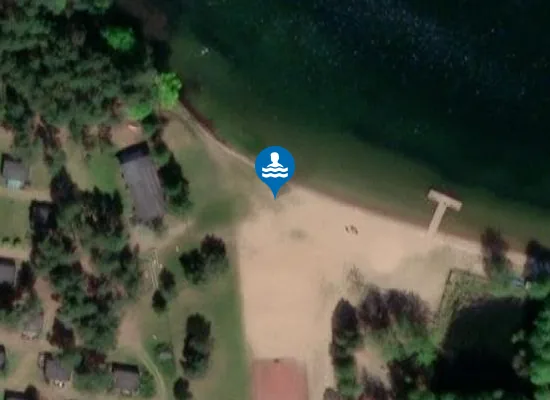 Satellite image of Kąpielisko KruklankiPlaża