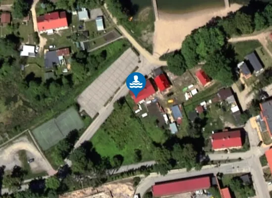 Satellite image of Kąpielisko na jeziorze Ołów w Rynie