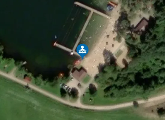 Satellite image of KĄPIELISKO MIASTKO NAD JEZIOREM LEDNIK