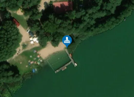 Satellite image of KĄPIELISKO NA JEZIORZE ŻUCZEK W DEBRZNIE