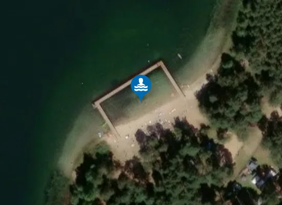 Satellite image of KĄPIELISKO NAD JEZIOREM DYMNO W KOCZALE