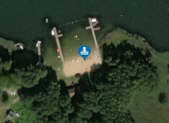 Satellite image of KĄPIELISKO NAD J. SZCZYTNO PRZY OŚRODKU REKREACYJNO WYPOCZYNKOWYM RZEWNICA