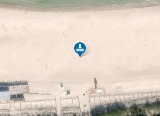 Satellite image of KĄPIELISKO PRZY PLAŻY A W ŁEBIE