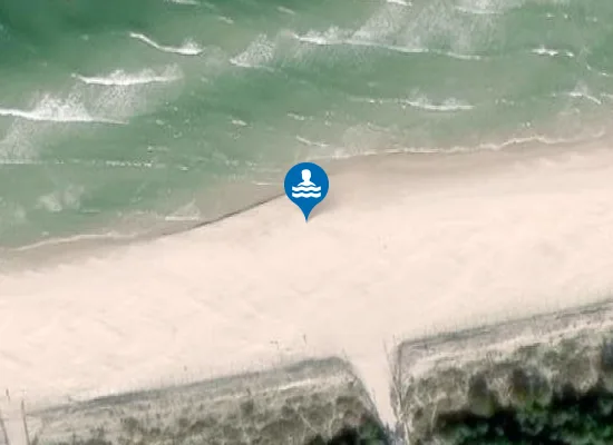 Satellite image of KĄPIELISKO PRZY PLAŻY B W ŁEBIE