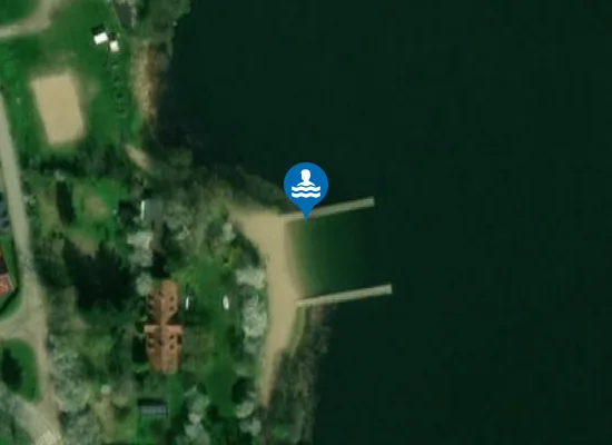 Satellite image of Kąpielisko gminne w Przywidzu