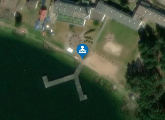 Satellite image of Kąpielisko Hotel Gołuń nad jeziorem Gołuń