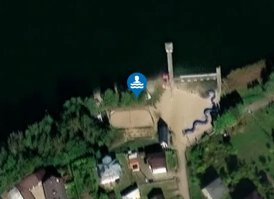 Satellite image of KĄPIELISKO NAD JEZ. RZUNO W DZIEMIANACH