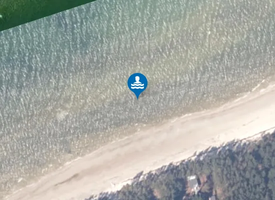 Satellite image of KĄPIELISKO MORSKIE LUBIATOWO-POMIĘDZY WEJŚCIEM NA PLAŻĘ NR 43 I 44