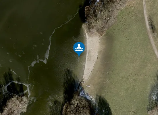 Satellite image of OEJENDORFER SEE BADEPLATZ NORD