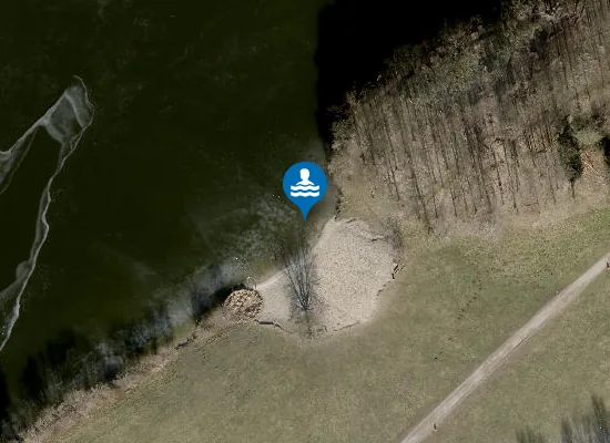 Satellite image of OEJENDORFER SEE BADEPLATZ SUED