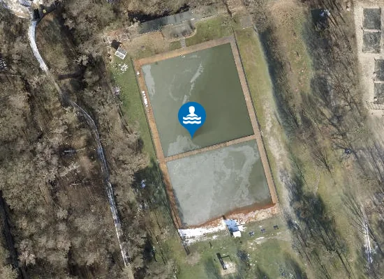 Satellite image of NATURBAD KIWITTSMOOR