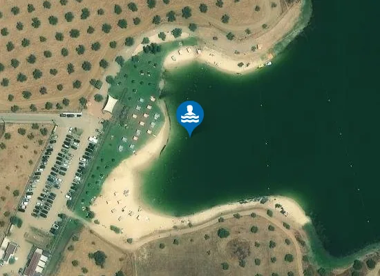 Satellite image of PRAIA FLUVIAL DE ALQUEVA