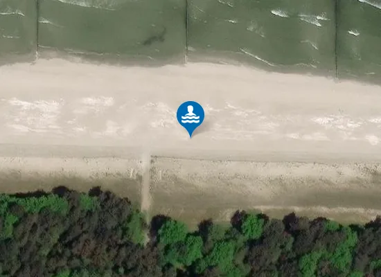 Satellite image of OSTSEE ZINGST MUEGGENBURG PARKPLATZ