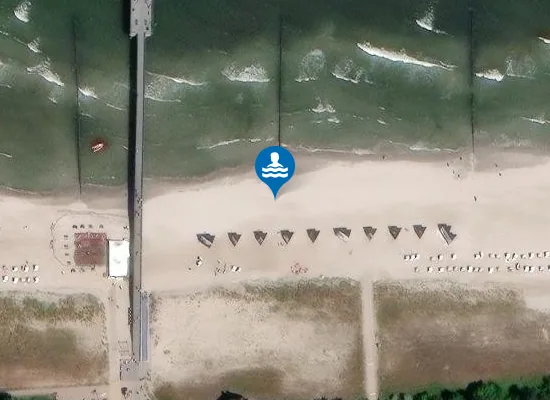 Satellite image of OSTSEE ZINGST KURHAUS