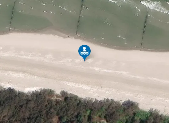 Satellite image of OSTSEE PREROW PARKPLATZ HOHE DUENE