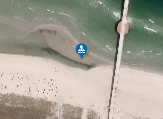 Satellite image of OSTSEE PREROW DUENENHAUS NORDSTRAND