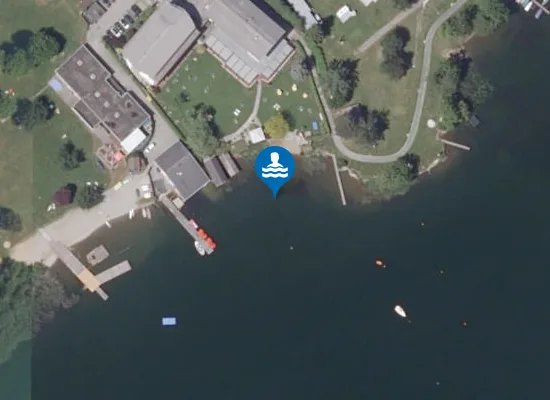 Satellite view of OSSIACHER SEE, BODENSDORF