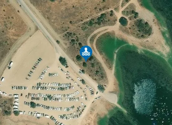 Satellite image of PRAIA FLUVIAL DE MONSARAZ