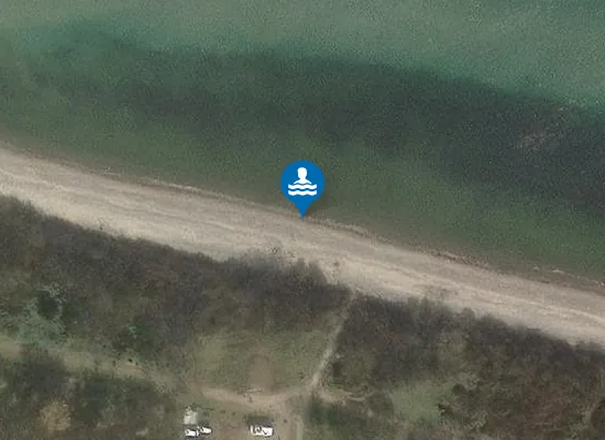 Satellite image of OSTSEE WITTENBECK STRANDABGANG