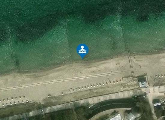 Satellite image of OSTSEE KUEHLUNGSBORN HAUPTSTRAND OST