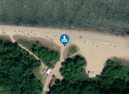 Satellite image of OSTSEE INSEL POEL GOLLWITZ STRANDABGANG