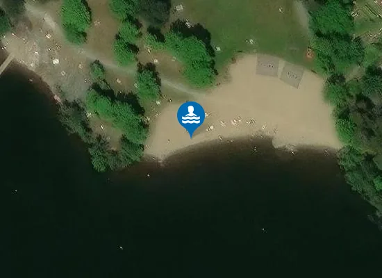 Satellite image of Kaananbadet Ö, Mälaren