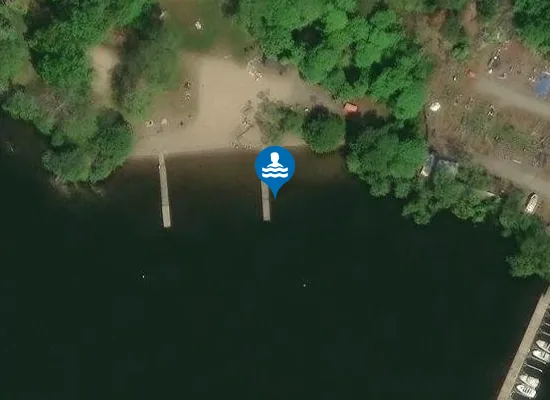 Satellite image of Lövstabadet, Mälaren