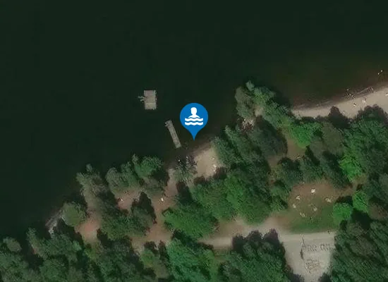 Satellite image of Mälarhöjdsbadet V, Mälaren