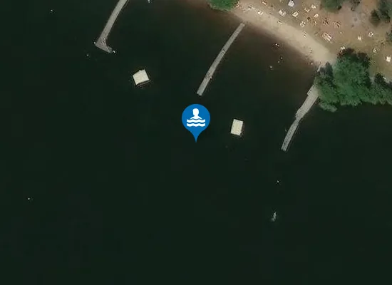 Satellite image of Ängbybadet V, Mälaren