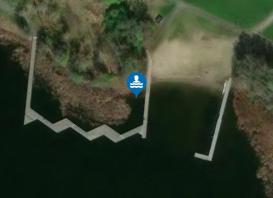 Satellite image of Farsta strandbad, Magelungen