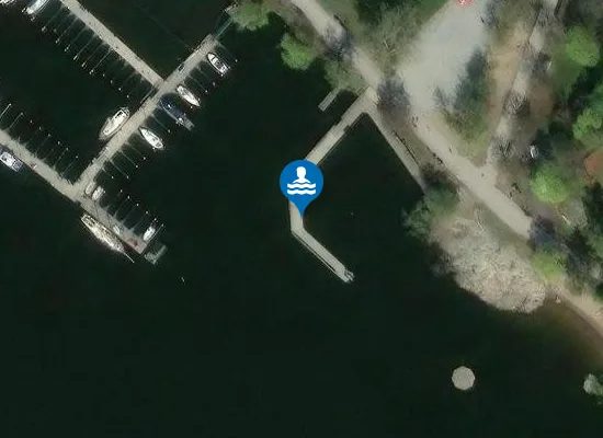 Satellite image of Tanto strandbad