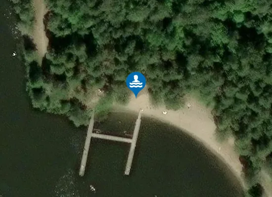 Satellite image of MÅSNAREN, EKLUNDSNÄSBADET