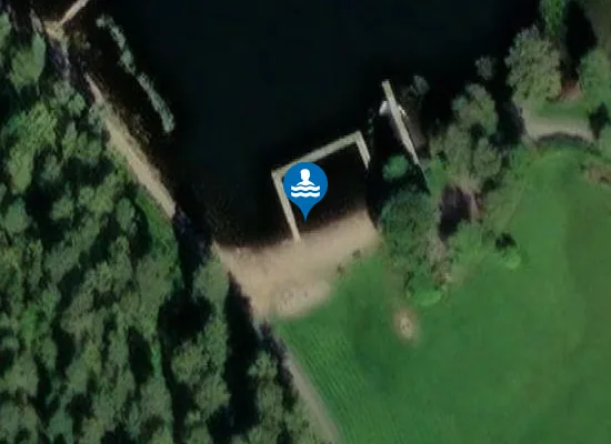 Satellite image of HOSJÖBADET