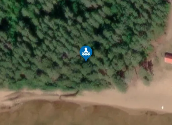 Satellite image of Tivedsbadet